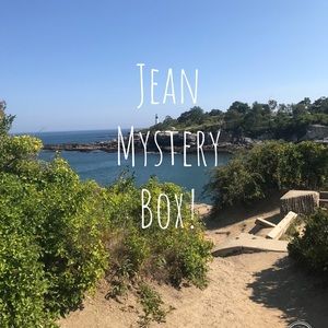 A surprise box full of jeans! Size 4.